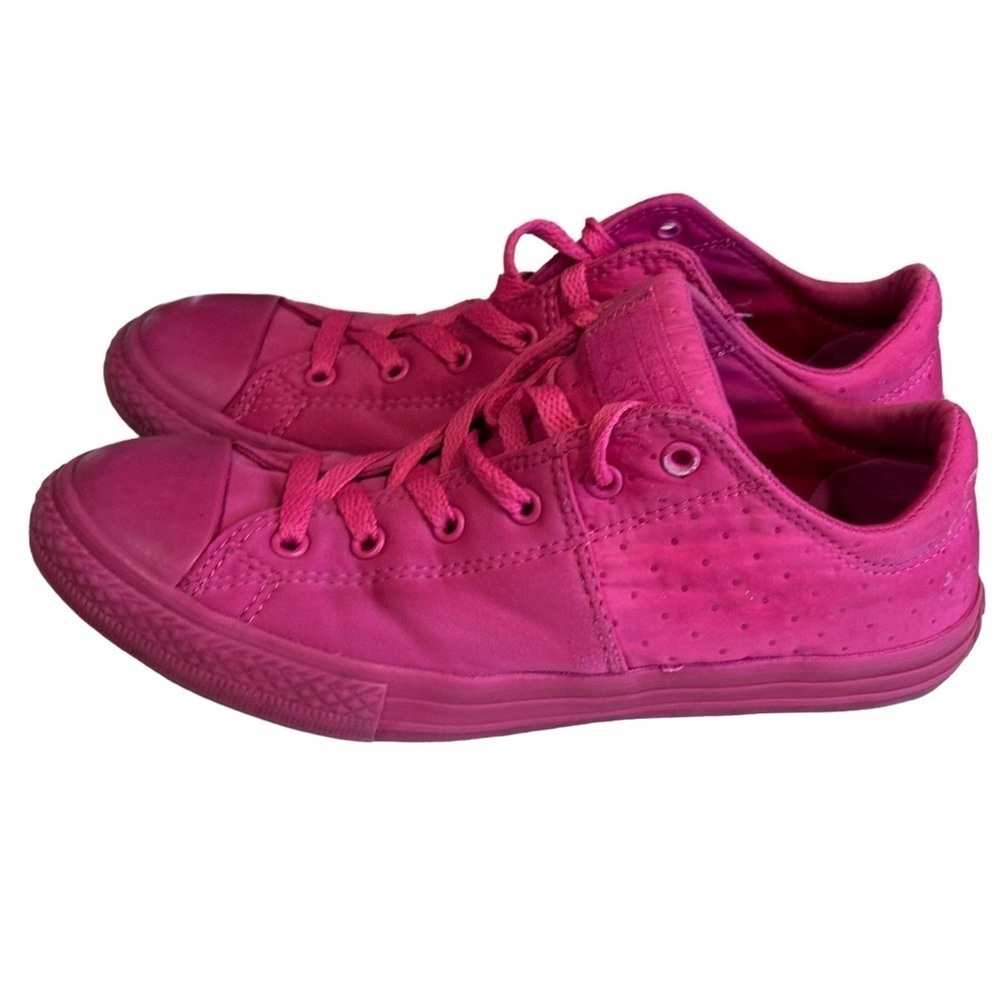 Converse Girls Chuck Taylor All Star Madison Ox Fashion Sneaker Pink Size 5 - Picture 3 of 9